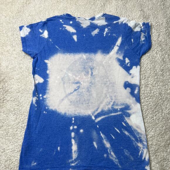 Americana Scream Red White Blue Bleached Tee Large - Picture 7 of 7